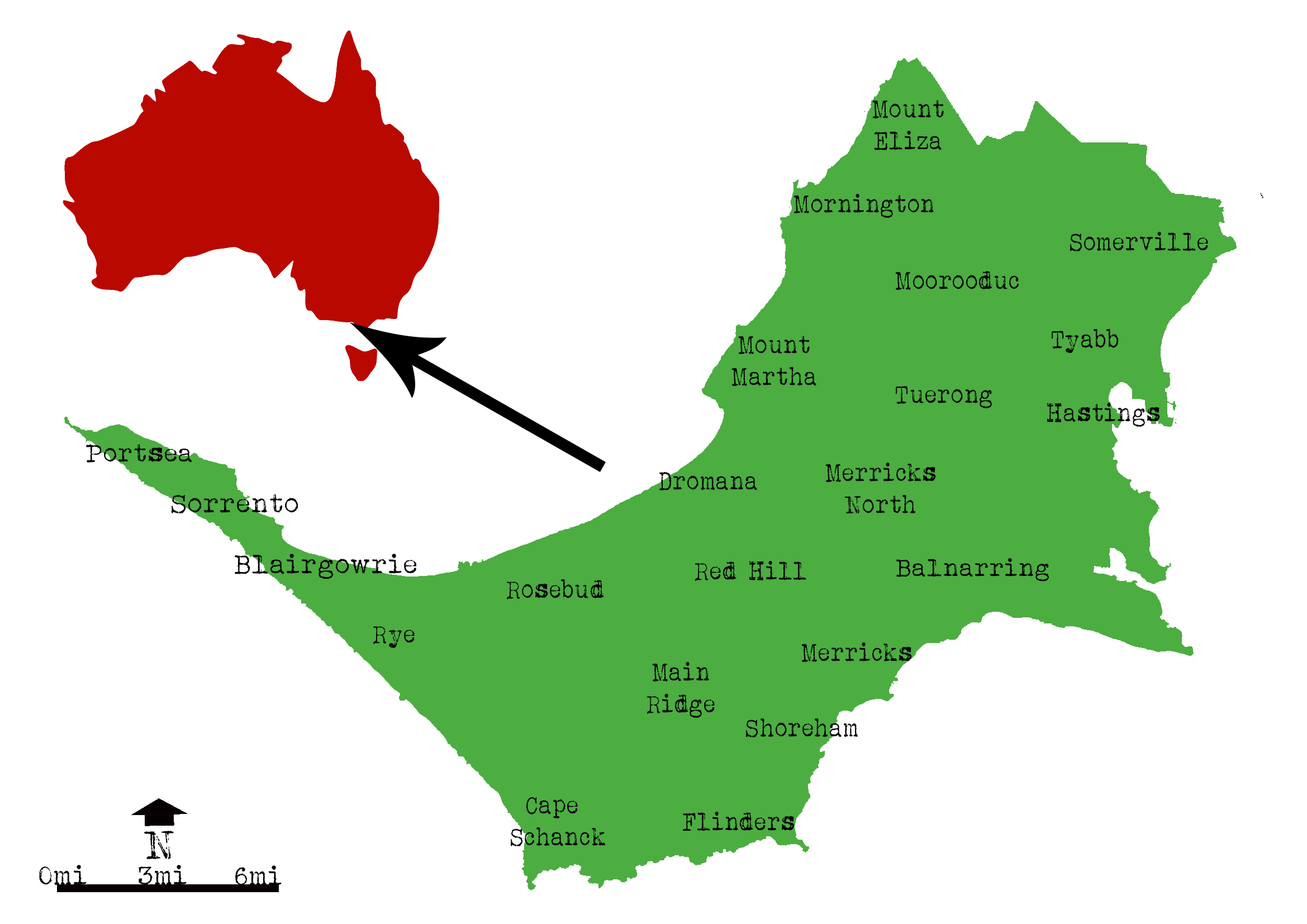 mornington peninsula wineries map Mornington Peninsula Little Peacock Imports mornington peninsula wineries map